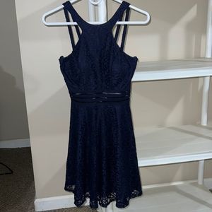 𝅺city Studio, Juniors size 1 never worn dress. Navy blue Beautiful
